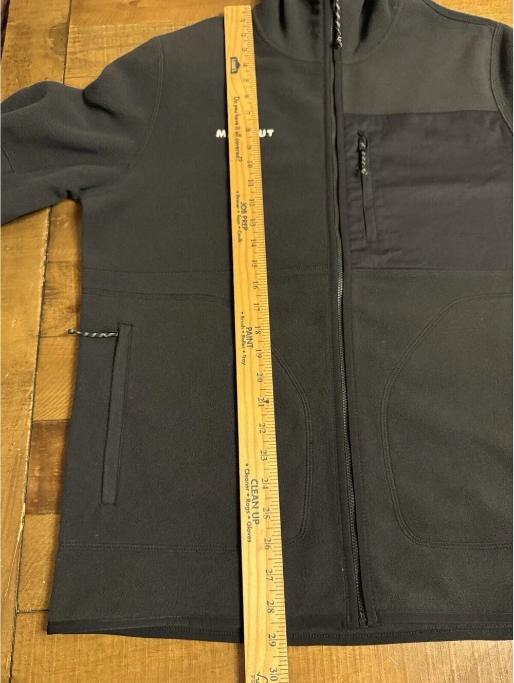 Mammut Tamaro Midlayer Hooded Fleece Jacket Men’s L Black Pristine Condition